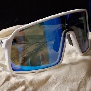 Oakley Sutro Lite Sweep | Custom Matte White / Gold / Sapphire